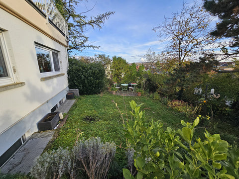 Schöne 5 Zimmer Maisonette ETW (EG/UG) mit 310 m² eigenem Garten, Bestlage Wiesloch; Südausrichtung